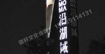 南中環(huán)當代沿湖城地產標識,精神堡壘